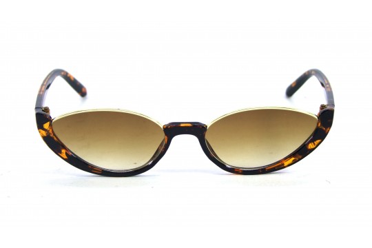 Óculos de Sol Acetato Estampado Lt Marrom Degrade - W68273EMD