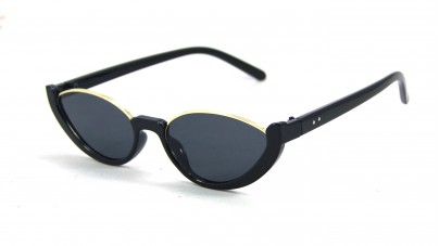 Óculos de Sol Acetato Preto -...