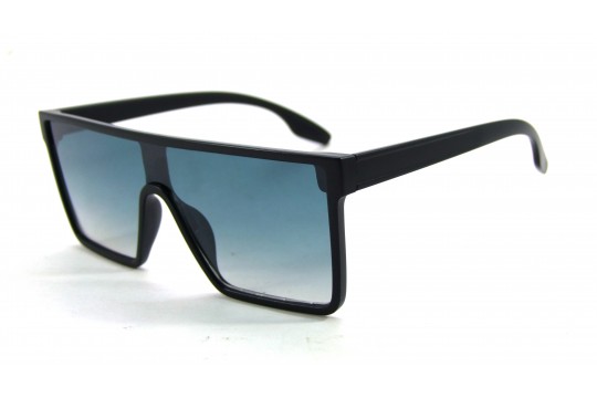 Óculos de Sol Acetato Unissex Preto Fosco Lt Azul - ZS1096PFA