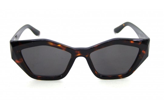 Óculos de Sol Acetato Feminino Estampado Marrom - ZS1162EM